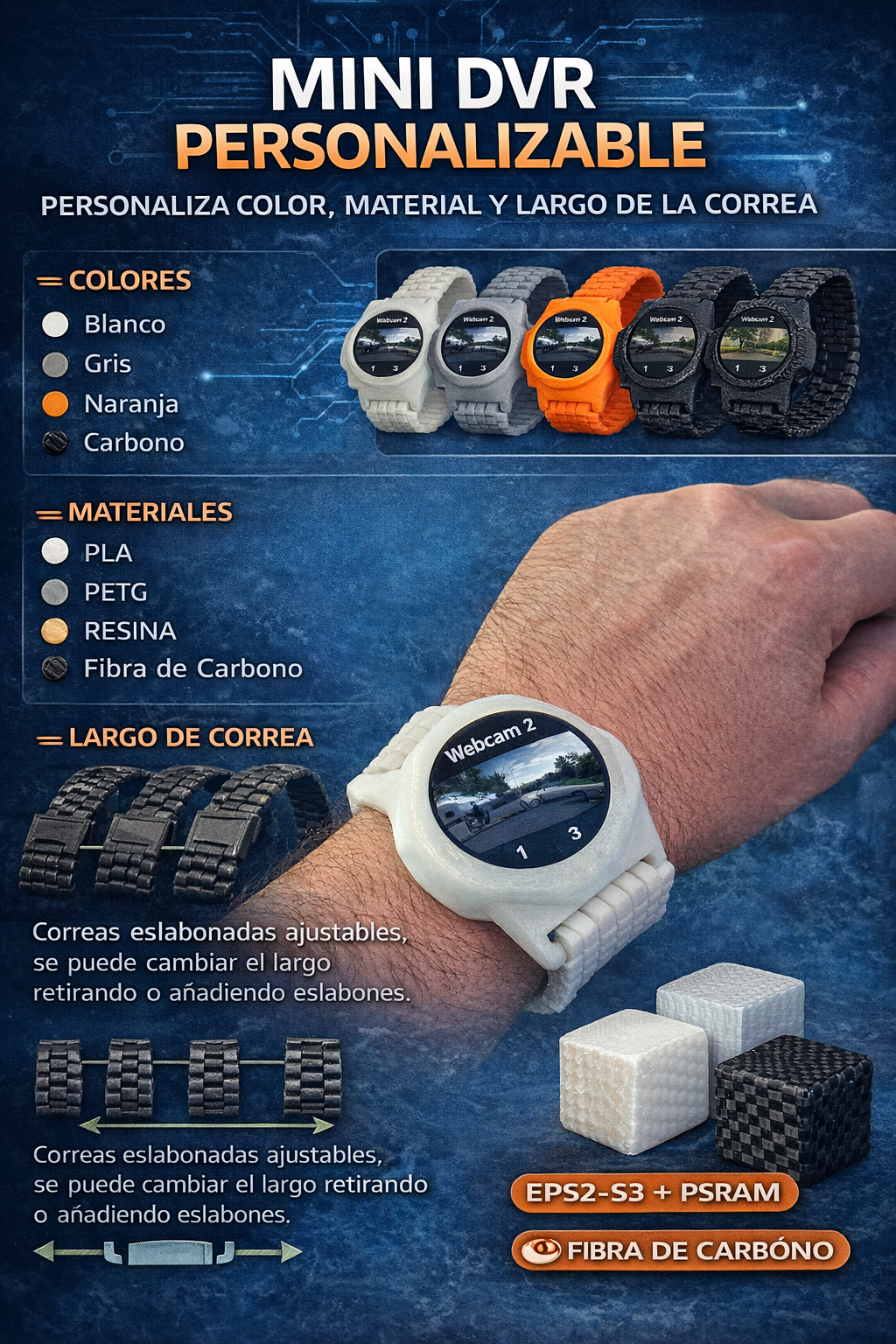 Mini DVR personalizable